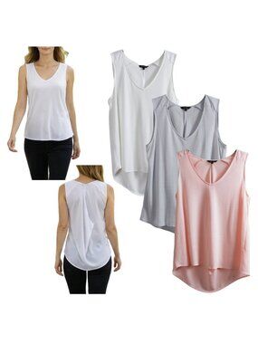 Bundle (3) RW&CO Drape Back Tank Tops